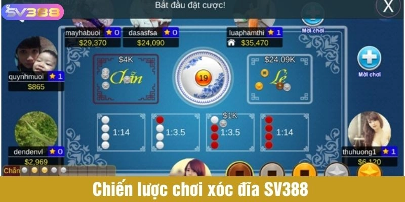 Chiến lược chơi xóc đĩa SV388 