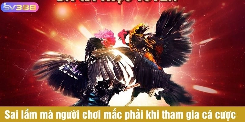 Những sai lầm mà người chơi mắc phải khi tham gia cá cược trên sân 
