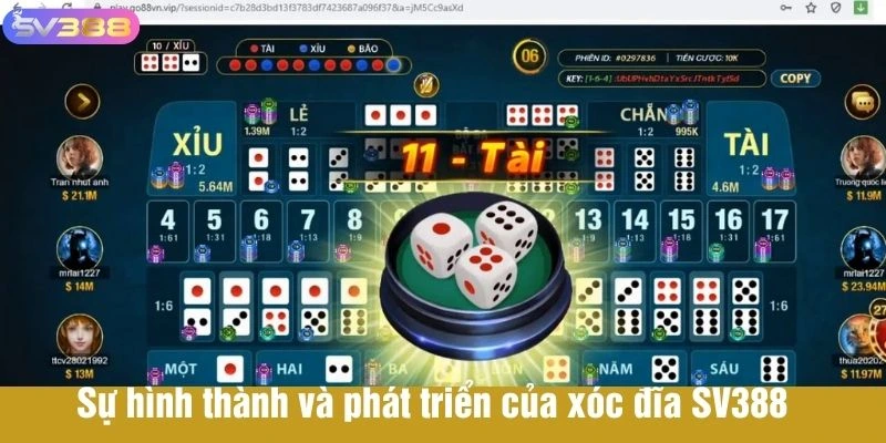 Sự hình thành và phát triển của xóc đĩa SV388 